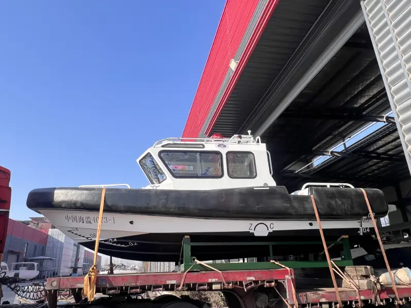 Lawada® 요트는 7.8m 알루미늄 법 집행 순찰선을 성공적으로 인도했습니다.